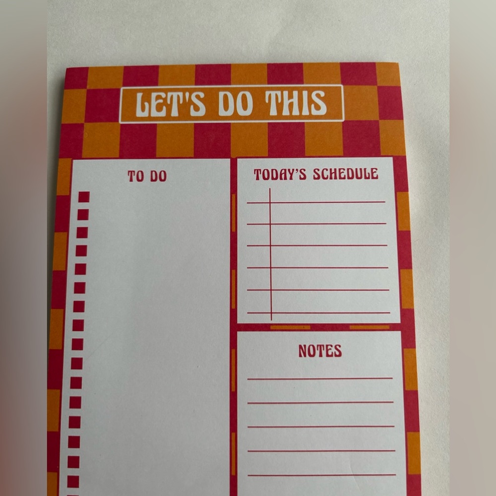 New Lady Jayne Notepad Three Sections